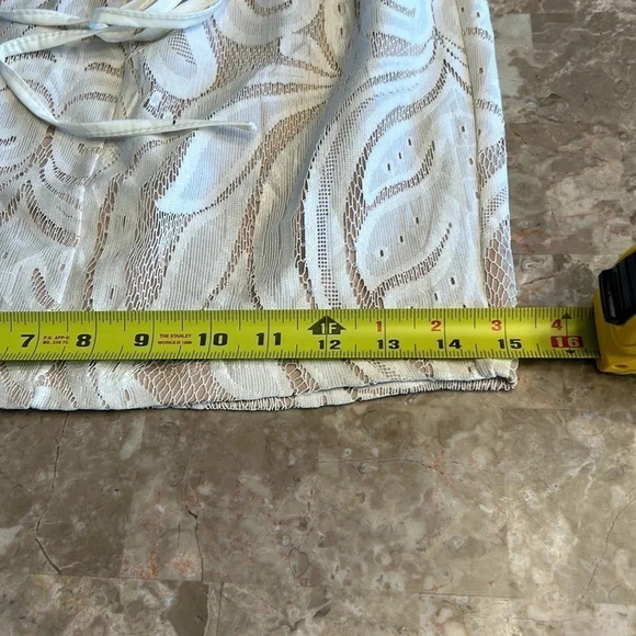 Anthropologie White Strapless Dress - Picture 6 of 16